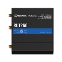 Teltonika Networks RUT260 Industrial 4G/LTE Wi-Fi Router (CAT6) Teltonika Networks RUT260 Industrial 4G/LTE Wi-Fi Router (CAT6)